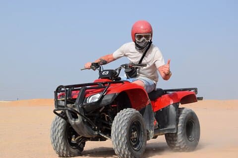 Hurghada : Desert Quad Bike, ATV met BBQ en Transfer