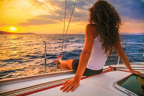 Cabo San Lucas Catamaran Sunset Cruise on the Pacific Ocean