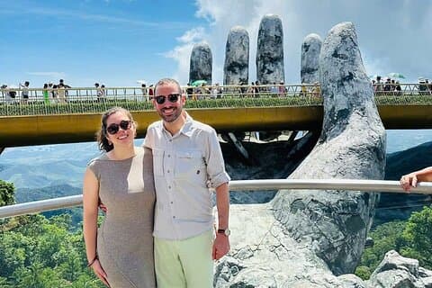 Golden Bridge - Lady Buddha - Marble Mountain Full Day Tour