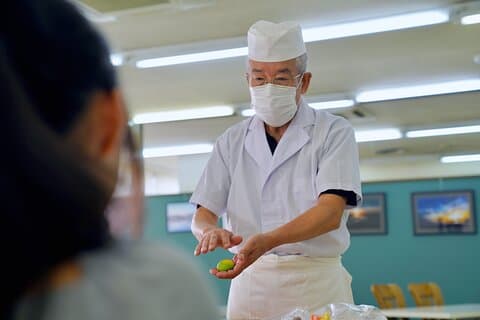 Wagashi ervaring maken in Matsue