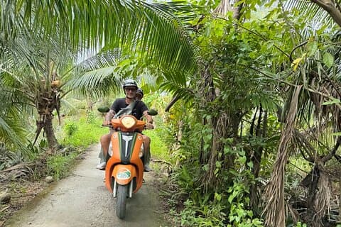 Ben Tre : Scooter, culture, voilier et nourriture du Mékong (demi-journée)