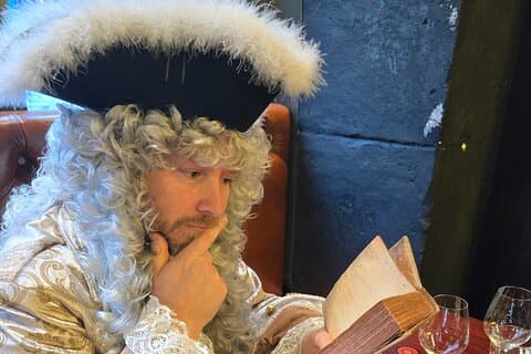 Unusual lunch with history