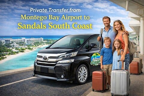 Trasferimento privato dall'aeroporto di Montego Bay a Sandals South Coast