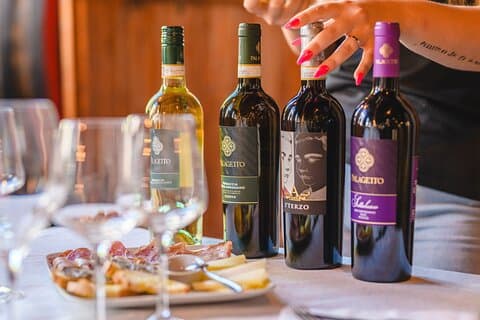 Weinprobe in San Gimignano