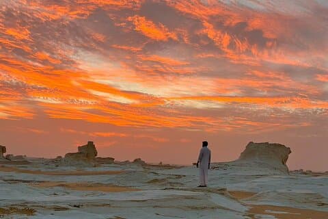 Private White Desert Overnight Camping from Cairo or Giza