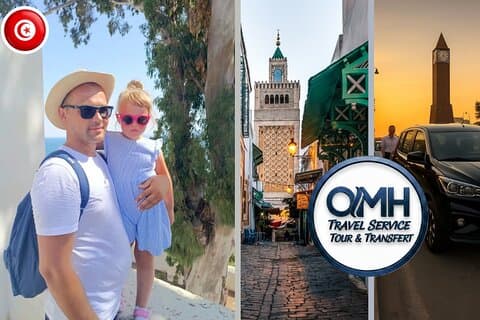 Private Full-Day Car :Tunis Medina Carthage & Sidi Bou Said