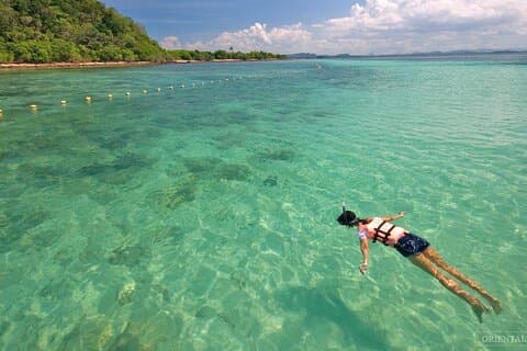 7 Eilanden Sunset Tour per Long-Tail Boot met BBQ Diner in Krabi