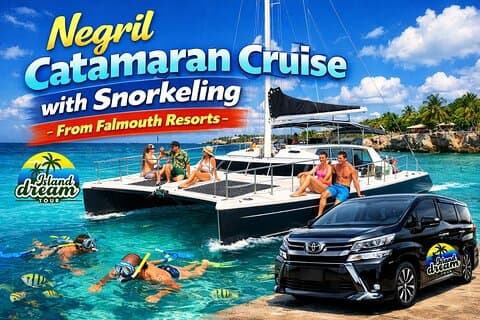 Negril Catamarã Cruzeiro com snorkeling – de Falmouth Resorts