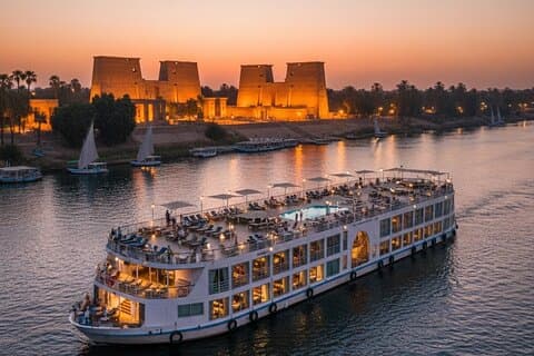 Cruzeiro de 3 dias e 2 noites pelo Nilo a partir de Aswan com Abu simbel