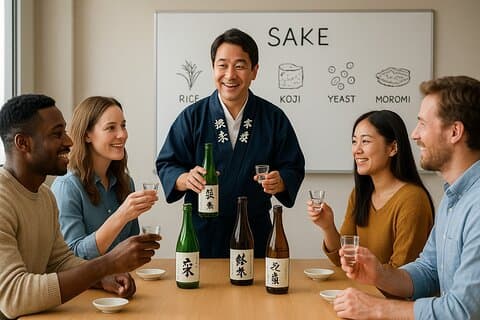 Sake Tasting Experience with a Certified Sommelier in Shinjuku