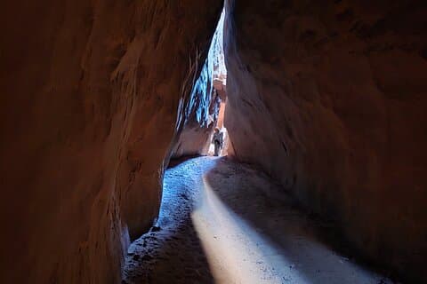 Family-Friendly Slot Canyon Adventure near Hanksville