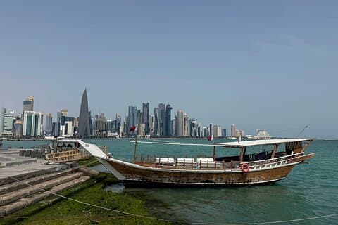 Tour de trânsito de Doha curto com experiência de comida local