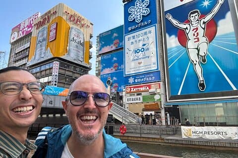 Osaka 1-tägige private Tour - Schloss Osaka, Shinsekai, Dotonbori
