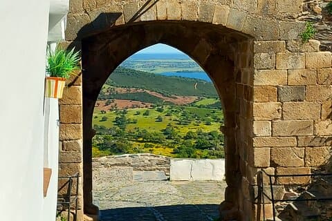 One Way Algarve to Lisbon, through the Museum-city Evora and Alentejo Landscape