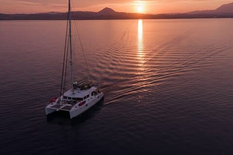 Kissamos Balos Lagoon Solnedgång Katamarankryssning