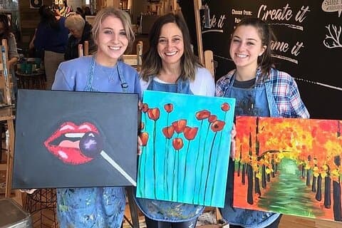 Paint Night At Paint Cabane au bar à peinture original de Toronto