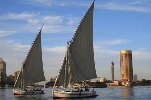 Nile River Felucca Sejloplevelse 1 time afslappende krydstogt