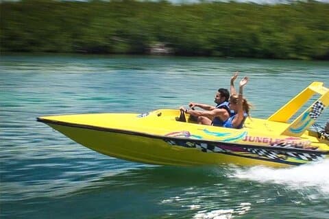 Cancún Motorbåt och Snorkling Tour på Punta Nizuc Reef