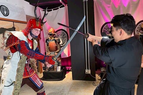 Kyoto Samurai Armor Experience: Matcha, Calligraphy, Photoshoot