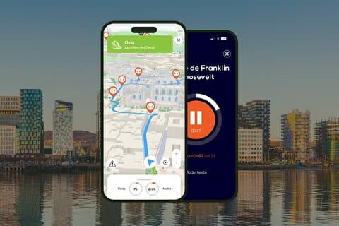 Tour a piedi di Oslo di 3 ore con audioguida e 22 commenti audio