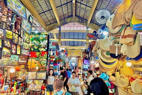 Gemensam guidad shopping tur till Ho Chi Minh City med lokal Guide