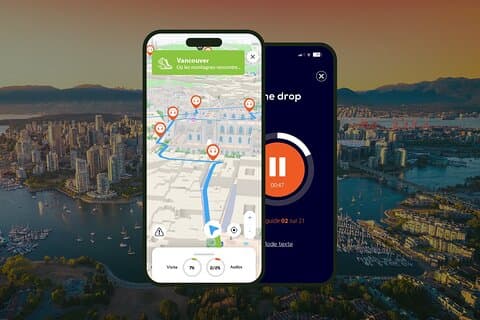 Visita guiada a pé com áudio por Vancouver (2 horas e 15 minutos e 20 comentários)