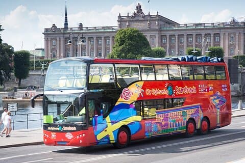 Hop-On Hop-Off Bus and Boat-billet i Stockholm