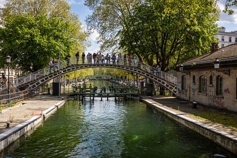 Paris: Cruise på Canal Saint Martin og Seine