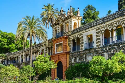 Guidad vandring i Royal Alcazar i Sevilla