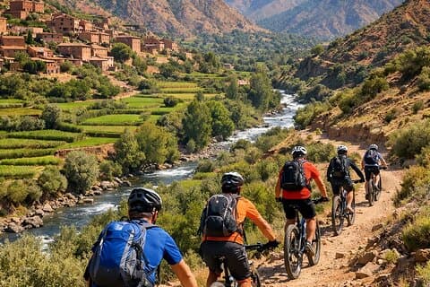 Marrakech : fietsavonturen & dagtrip naar het Atlasgebergte