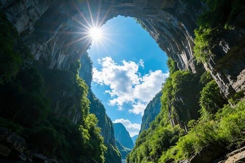 Chongqing Private Round Trip Transfer to Wulong National Park