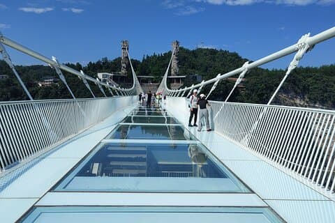 Zhangjiajie : Glasbrücke und Canyon Ticket mit der Zip Line