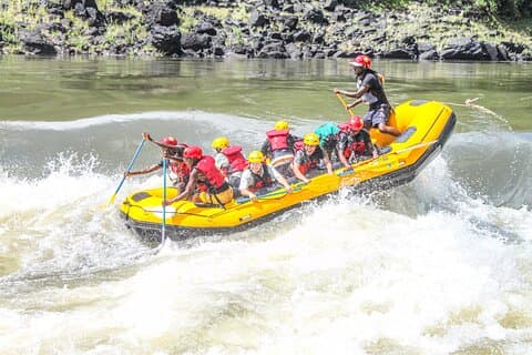 Livingstone Sambia Wildwasser Rafting Abenteuer