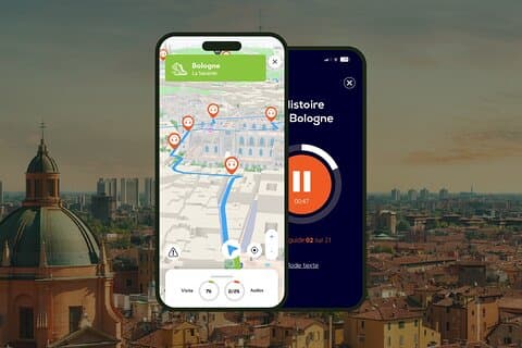 Bologna: 1,5 timmars audioguidad vandringstur med 24 ljudkommentarer