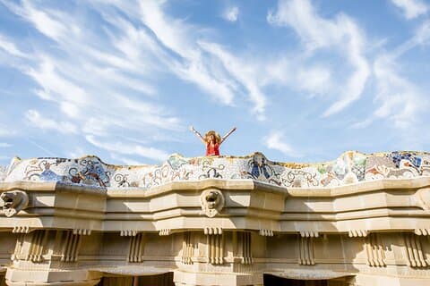 Bilder fra Barcelona Park Guell
