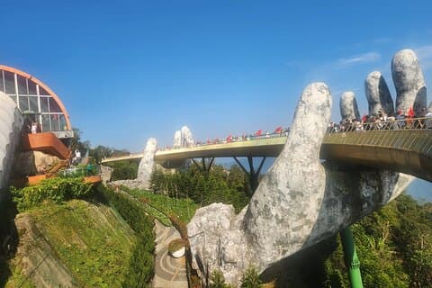 My Son Early Morning Tour & Golden Bridge Ba Na Hills Via Cable Car Fullday Tour