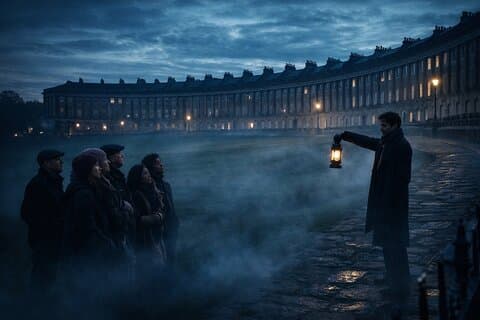 Bath : Ghosts, Ghouls & Gallows una passeggiata guidata dei fantasmi.