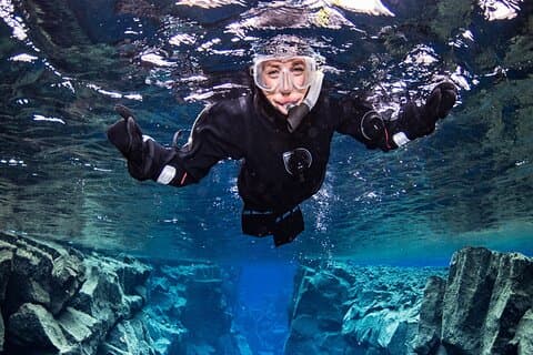 Golden Circle Private Tour med Silfra snorkling fra Reykjavik