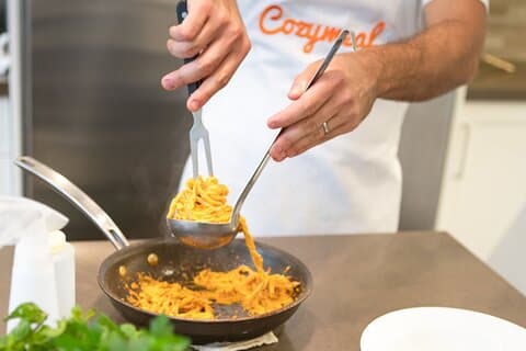マスターパスタクラシックとカンノーリをゼロから(3 - コース料理)