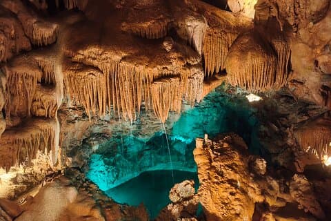 Lisboa: Dinosaur Footprints, Caves og Obidos Tour