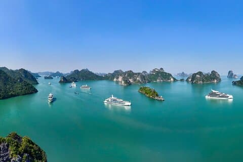 Halong Lan Ha Bay 2 Dias 1 Noite Excursão Premium Azura Cruzeiro 6 Estrelas