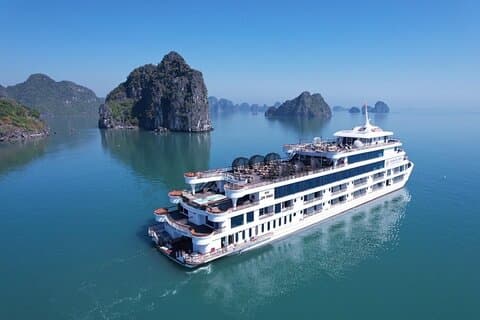 Ambassador Luxury Cruise Halong Bay – Esperienza di crociera di un giorno Elite
