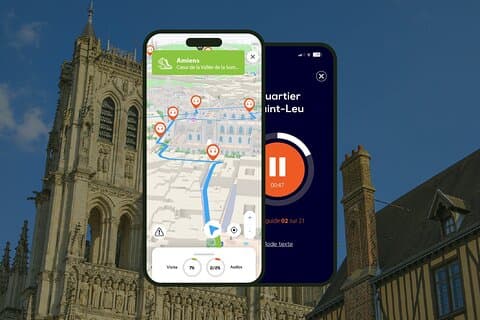 Amiens: Audioguidad vandringstur, 3 timmar och 15 minuter och 27 ljudkommentarer