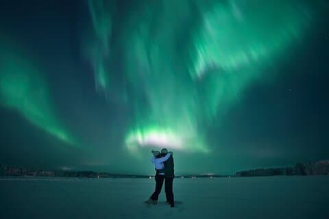 Rovaniemi Pró Fotografia Garantida Aurora Hunt