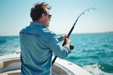 Charter de pesca de diversão privada