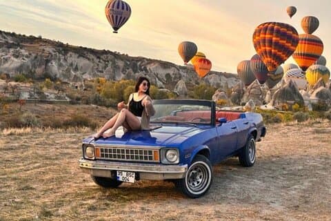 Kappadokien Oldtimer Tour Sonnenaufgang bis Sonnenuntergang und Tag