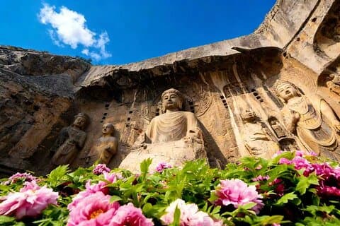 Excursão particular de 2 dias de Chongqing com hotel: Templo Shaolin e Grutas de Longmen