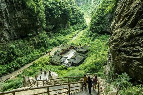 Chongqing: Private Day Tour to Wulong Karst Geological Park
