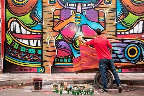 Rundtur i Bogotás historiska centrum + Graffititur