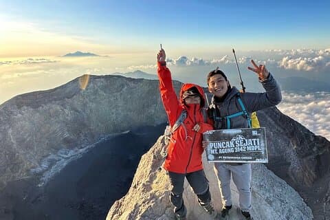 Mount Agung Sunrise Trekking naar de hoogste piek 3.142m en 2.900m